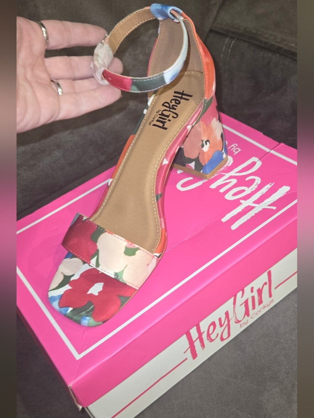 Always In Bloom Floral Sandal Heels